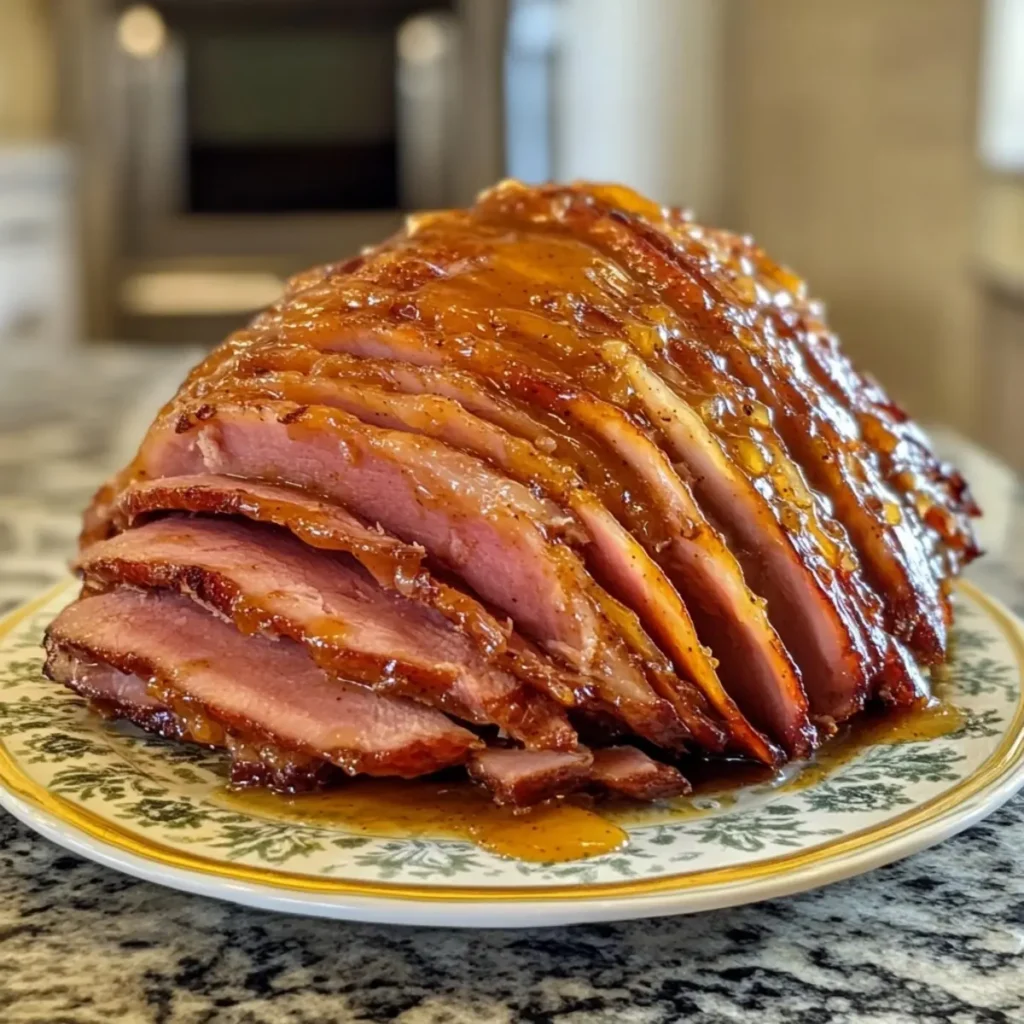 Brown Sugar Mustard Glazed Ham