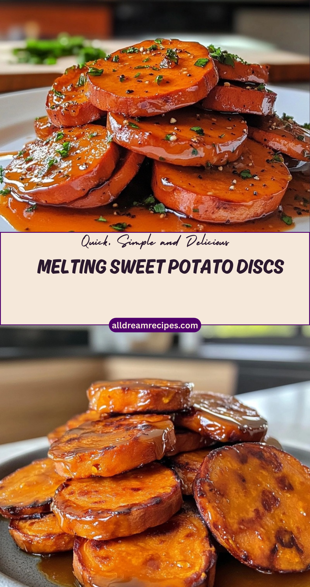 Melting Sweet Potato Discs