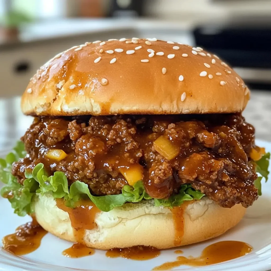 Sloppy Joe Big Mac Style