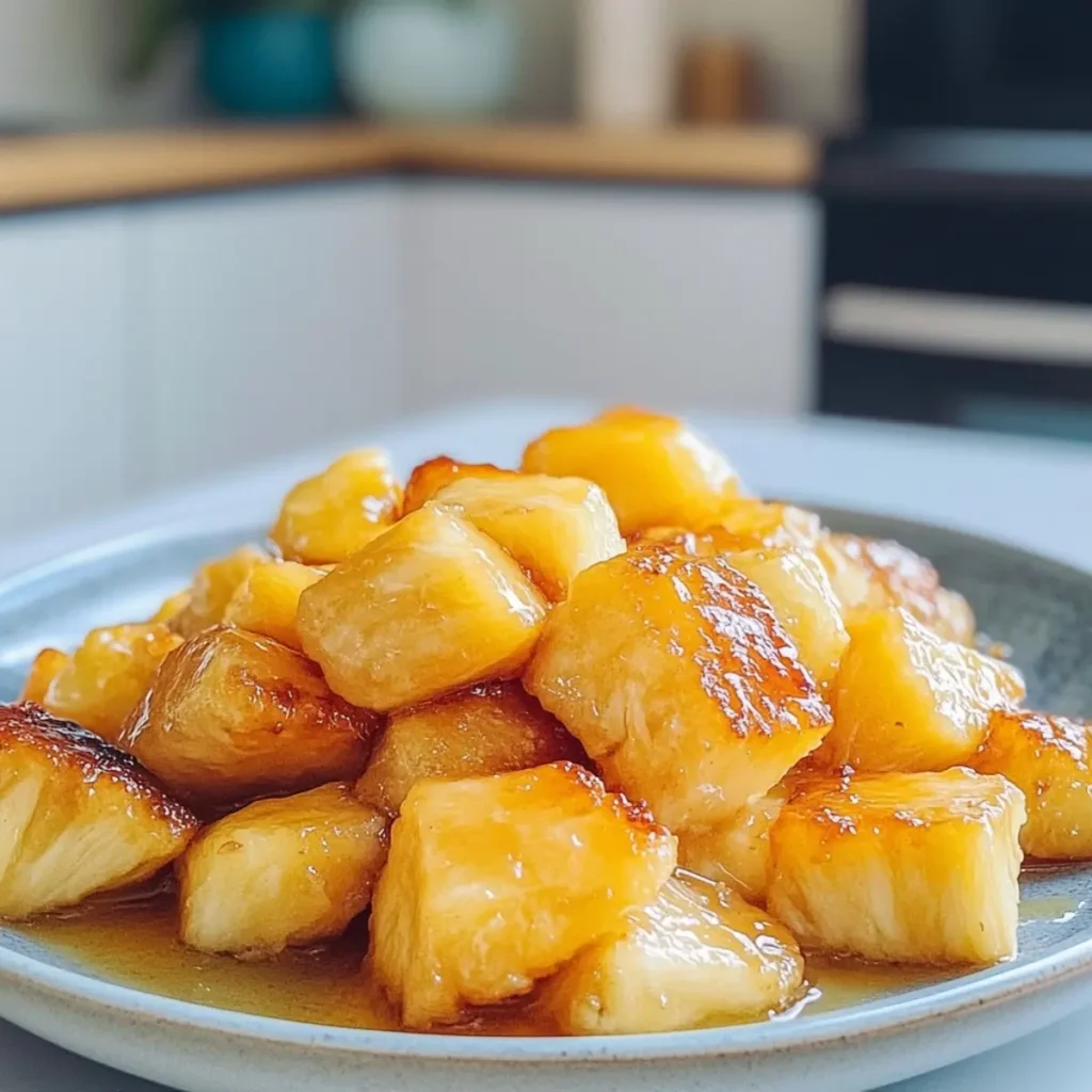 Air Fryer Pineapple Chunks