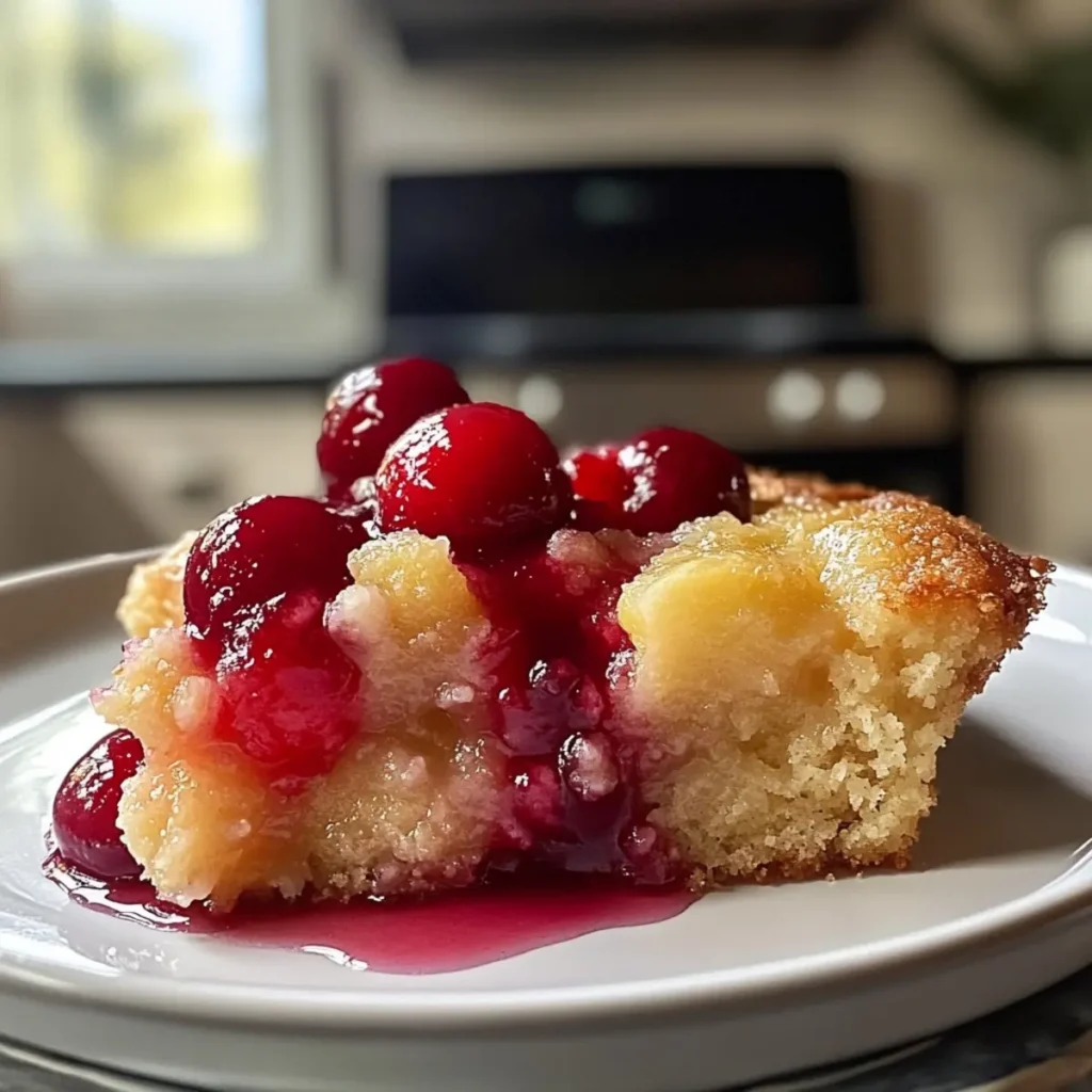 Pineapple Cherry Dump Cake