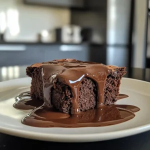 Viral Chocolate Brownie Pudding