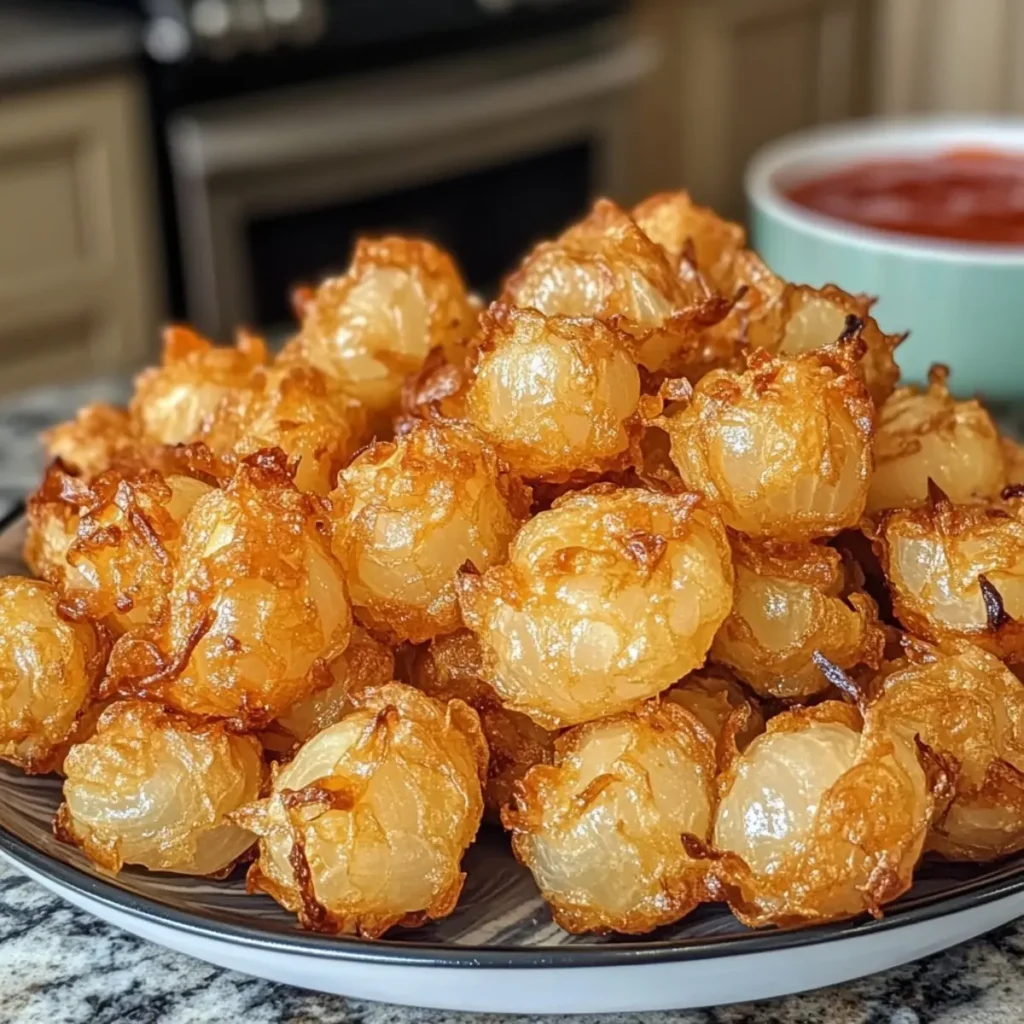 Air Fried Pearl Onions (Mini Blooming Onions)