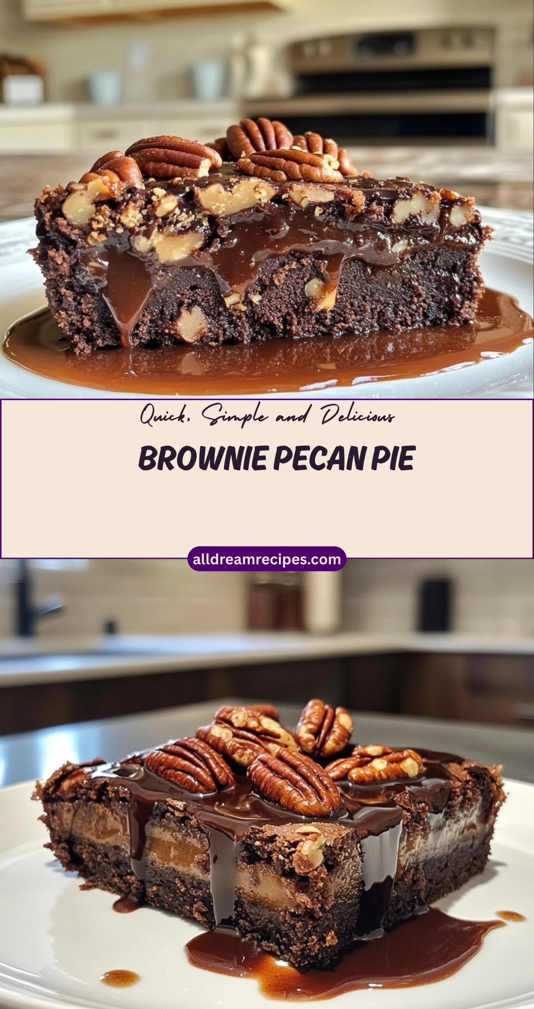 Brownie Pecan Pie