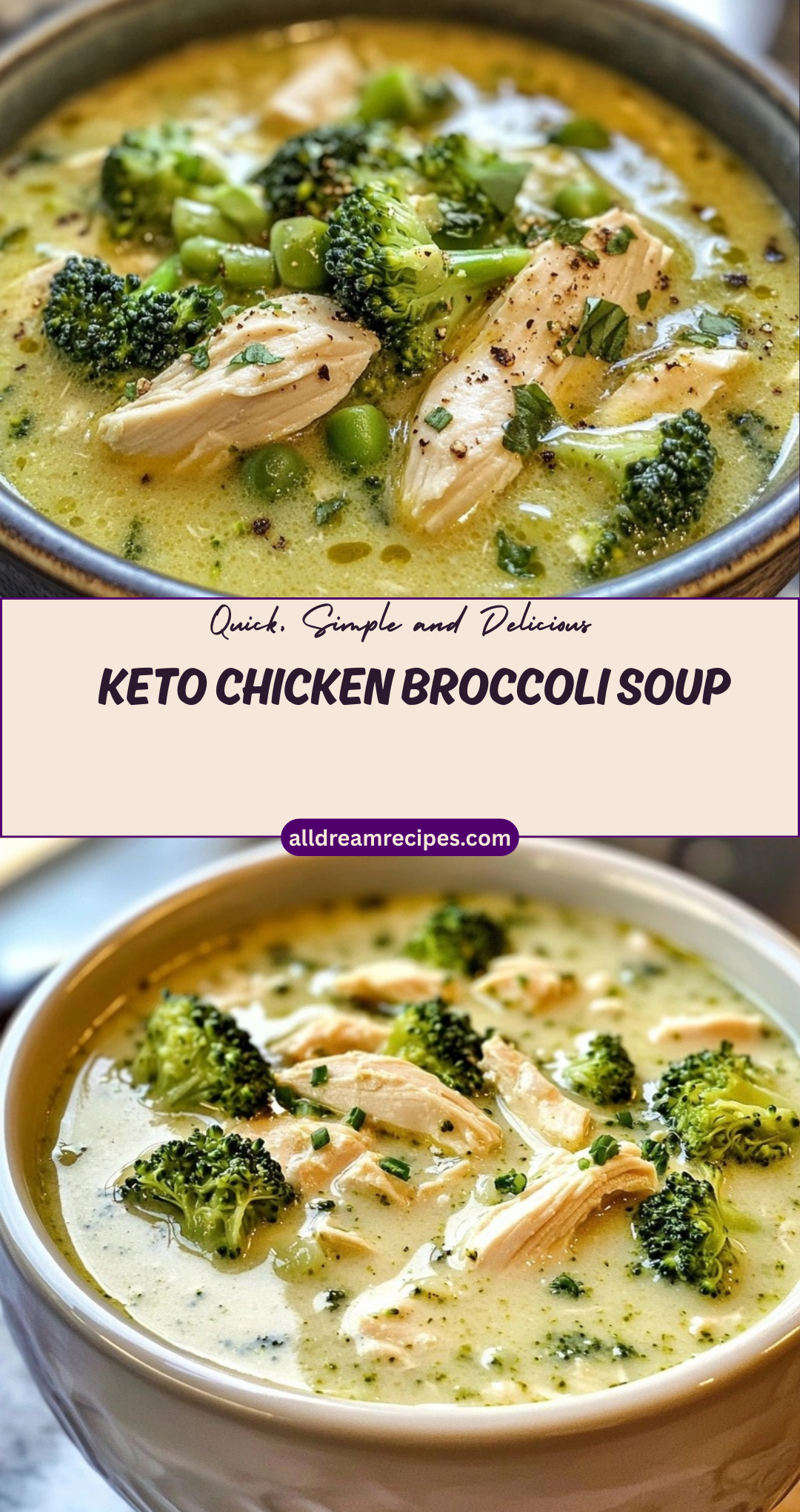 Keto Chicken Broccoli Soup